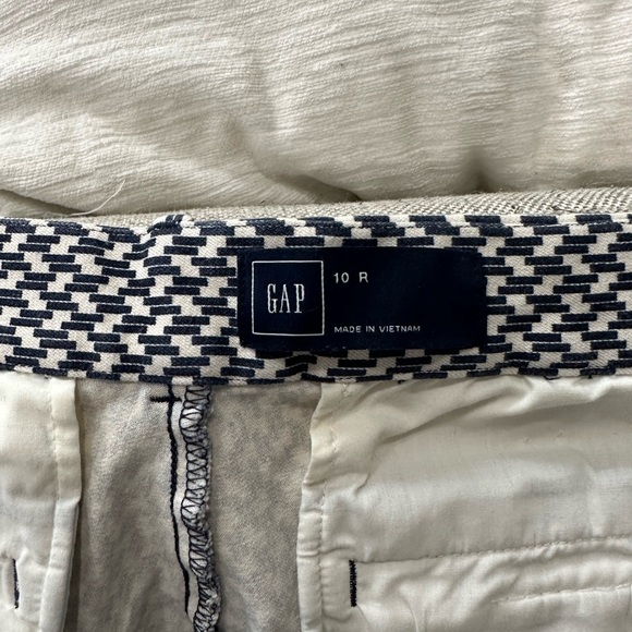 Gap Ankle length blue and white pants - Picture 6 of 8